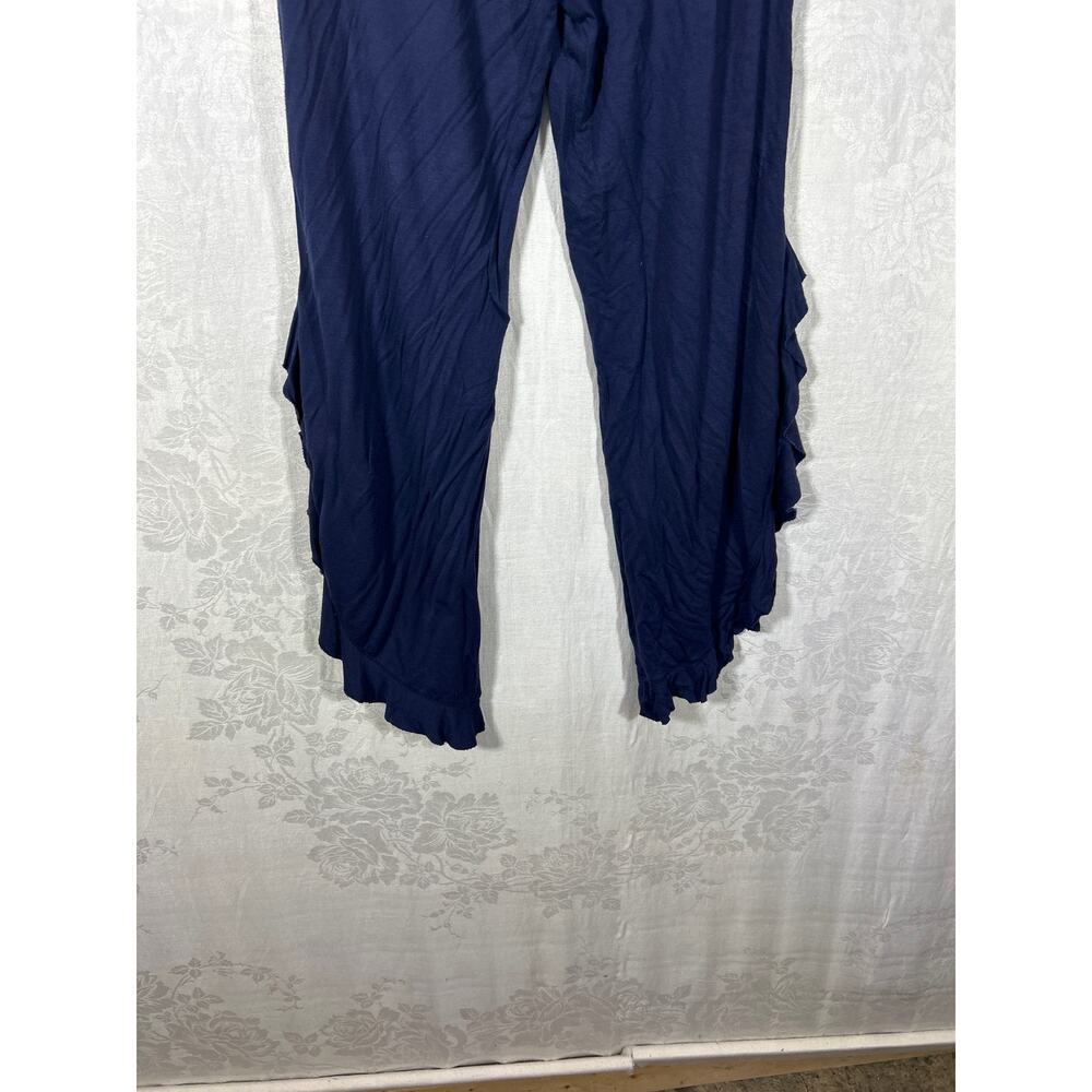 Matilda Jane Pants Small Navy Blue Ruffle Pull On - Picture 5 of 8